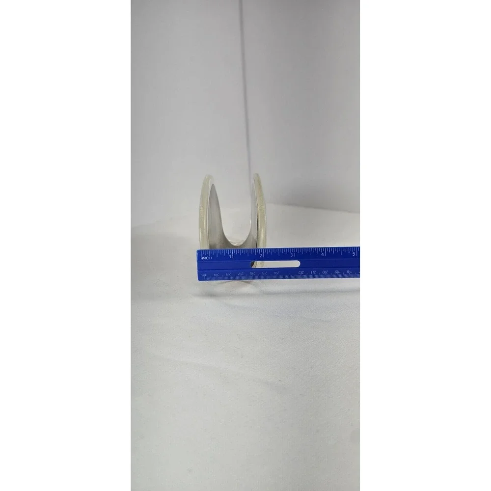 Umbra Acrylic Stainless‎ Steel Napkin Letter Holder Modern Clear Lucite Metal